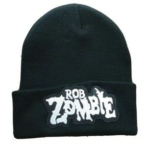 ROB ZOMBIE Beanie Rock N Roll Band Beanie Hat Winter Skull Cap Metal